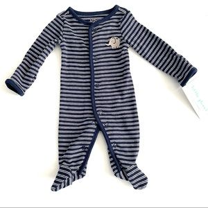 Little Planet Carter’s Preemie Footed Onesie Navy
